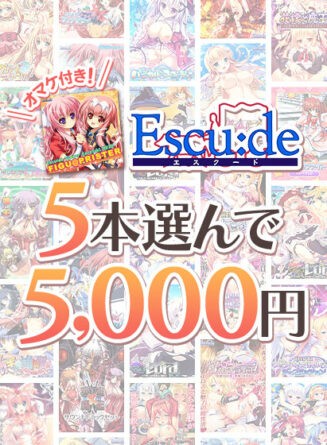 【まとめ買い】エスクード5本選んで5，000円！オマケ付き！ - アダルトPCゲーム