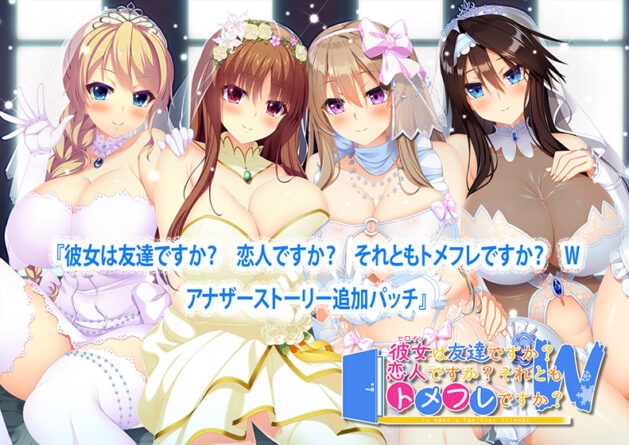 彼女（ヒロイン）は友達ですか？ 恋人ですか？ それともトメフレですか？ W（ダブル） アナザーストーリー追加パッチ - アダルトPCゲーム