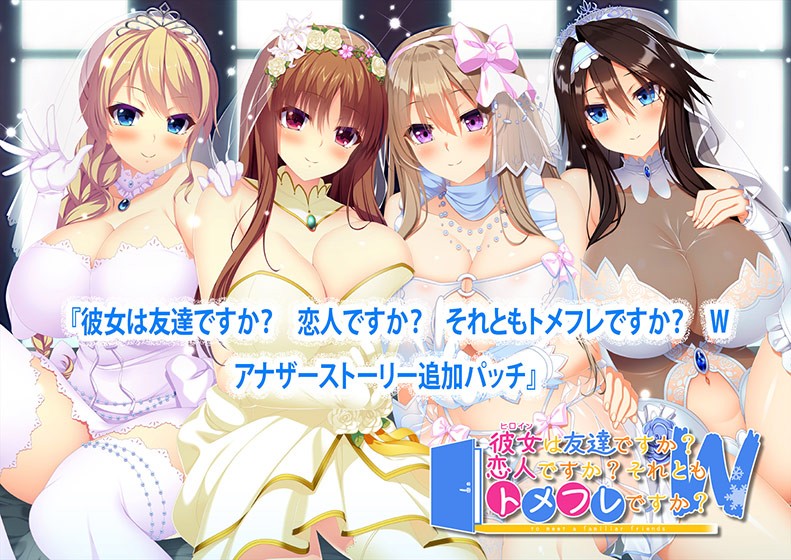 彼女（ヒロイン）は友達ですか？ 恋人ですか？ それともトメフレですか？ W（ダブル） アナザーストーリー追加パッチ - アダルトPCゲーム