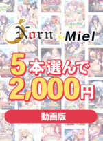 【まとめ買い】【動画版】Norn/Miel 2025年初売り5本選んで2，000円！ - アダルトPCゲーム