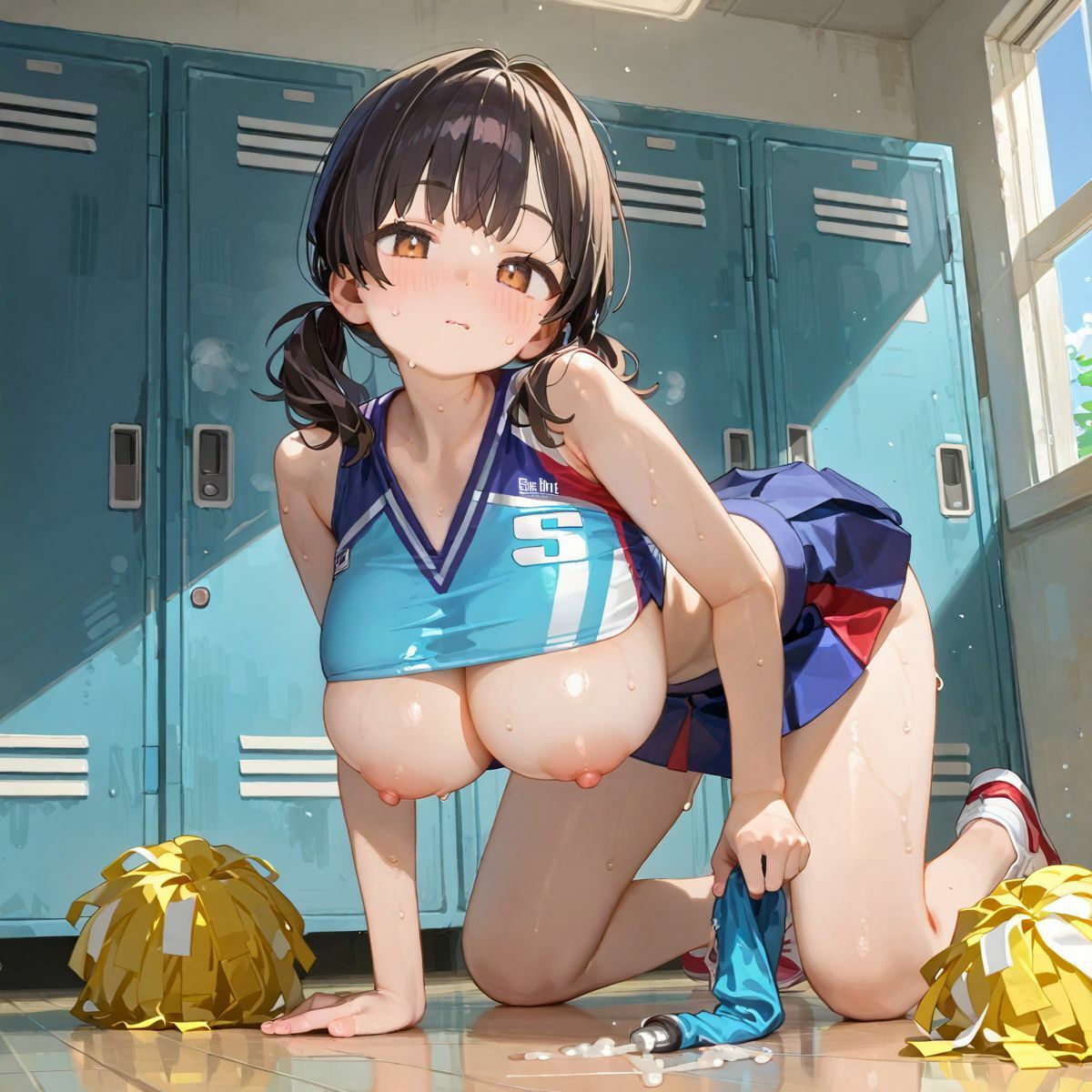 絶対応援！小悪魔チアガールによる射精管理合宿1 -