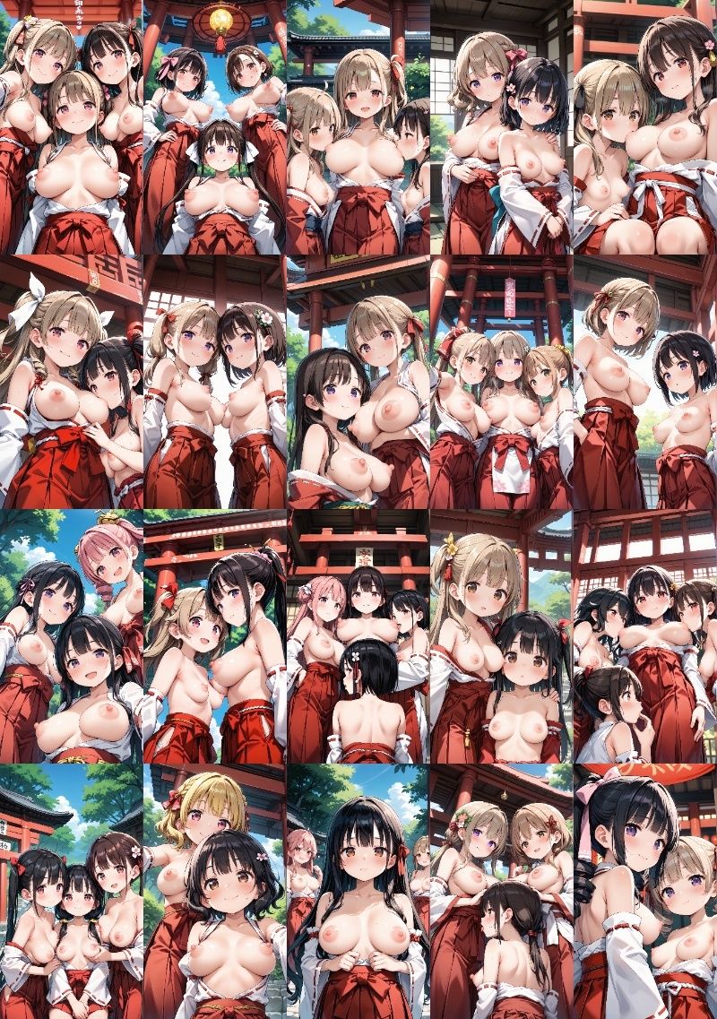 巫女さんがおっぱい丸出しにする秘密のお祭り -